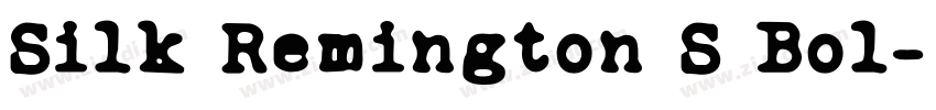 Silk Remington S Bol字体转换 Silk Remington S Bol字体转换